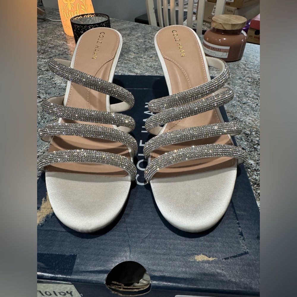 Cole Haan Adellq All over Crystal Sandals